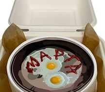 Бенто-торт яичное 8 марта