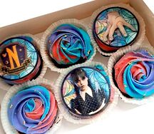 Капкейки Уэнсдей 6 шт