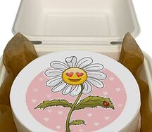 Бенто-торт Влюбленная ромашка