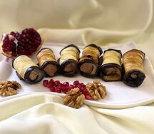 Баклажанные рулетики по-грузински