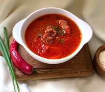 Борщ из говядины