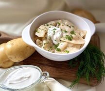 Вареники с картофелем