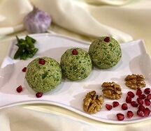 Пхали из стручковой фасоли с орехами по-грузински