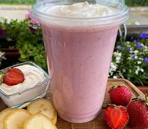 Милкшейк клубничный