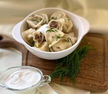 Пельмени домашние с телятиной