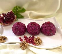 Пхали из свеклы с орехами по-грузински