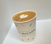 Цитрусовый капучино на кокосовом молоке