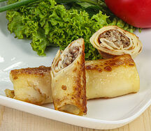 Блинчики с мясом