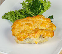 Треска, запеченная с сыром