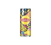Чай Lipton чёрный с лимоном холодный