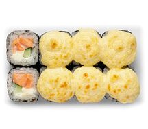 Запечённый с лососем