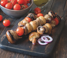 Шашлык из шампиньонов