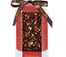 Шоколад темный с украшением Годжи и черника