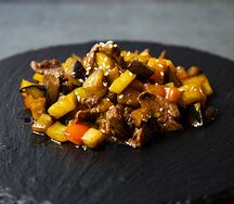 Говядина на жаровне