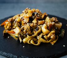 Удон с морепродуктами