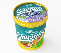 Смузини Черника-голубая матча-спирулина