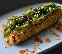 Жареный ролл Кинг-Конг с курицей