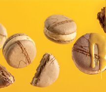 Десерт Macarons солёная карамель Big