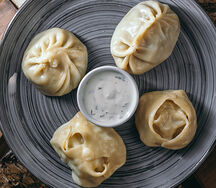 Манты с курицей