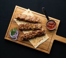 Люля-кебаб из баранины и говядины