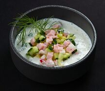 Окрошка на кефире