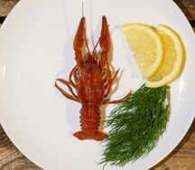 Средние вареные раки по классическому рецепту