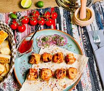 Шашлык из куриных грудок