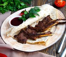 Шашлык из каре ягненка