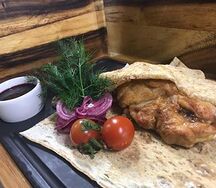 Шашлык из куриного бедра