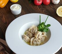 Домашние пельмени из мраморной телятины