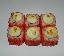 Краб запечённый ролл