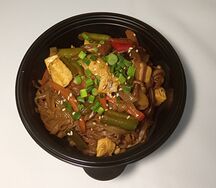 Гречневая лапша с курицей