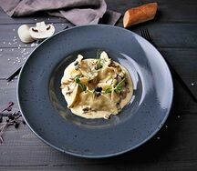 Вареники из печеного картофеля и лука