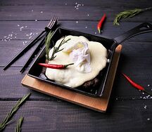 Бифштекс из мраморной говядины