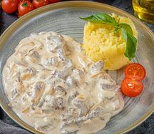 Бефстроганов с курицей 