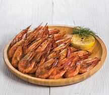 Жареные креветки