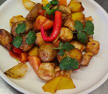 Сковородка с курицей