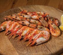Вареные креветки