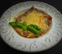 Лазанья с говядиной