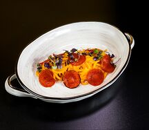 Паста с тыквой и пепперони 