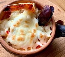 Жюльен с морепродуктами