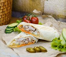 Мясной стандарт в белом лаваше