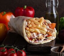 Гирос c курицей и беконом Xl