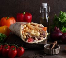 Гирос с беконом