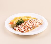 Бризоль с гарниром фри