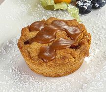 Печенье ореховое с шоколадом и сливочной карамелью