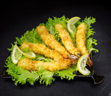 Креветки в кляре