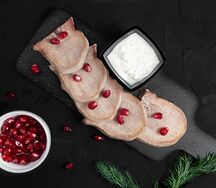 Язык с хреном