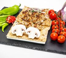 Люля-кебаб из курицы с грибами