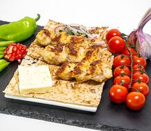 Люля-кебаб из курицы с сыром